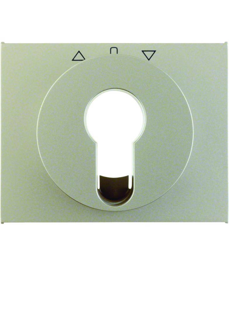 BERKER K.5 Płytka czołowa do łącznika żaluzjowego obrot. na klucz stal szlachetna nierdzewna 1504710