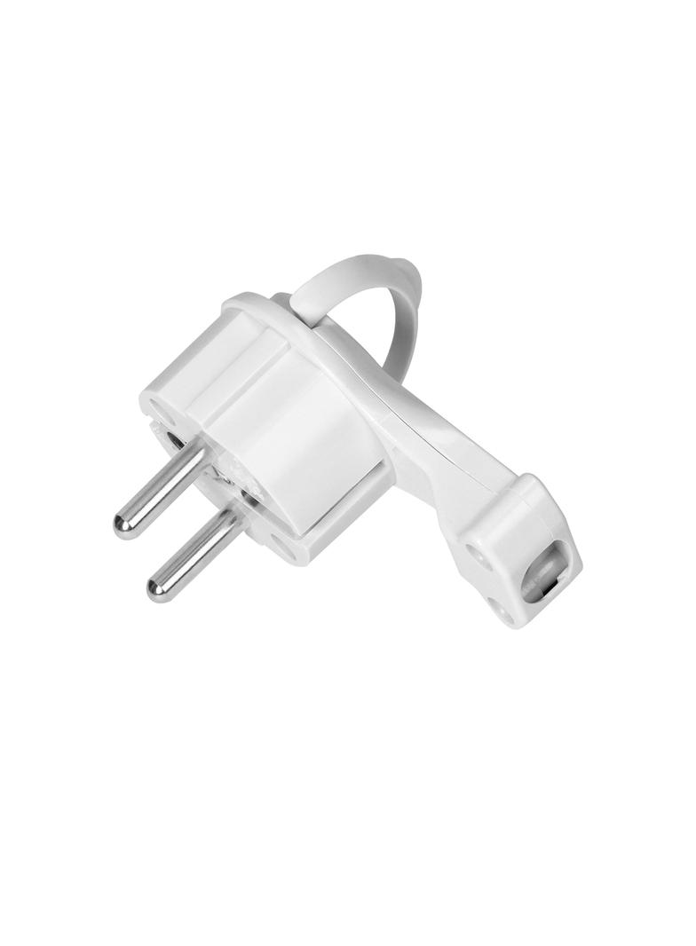 Wtyczka Uni-Schuko z uchem biała OR-AE-13253/W ORNO