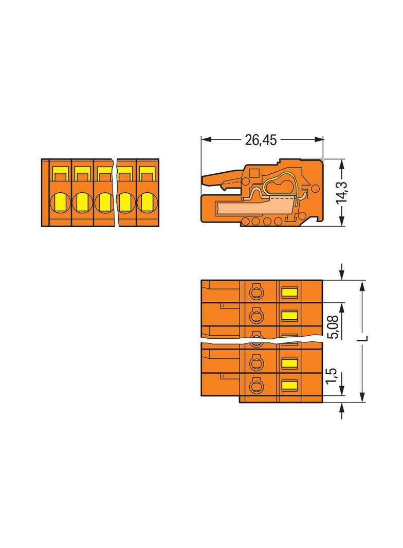 1-przewodowe gniazdo