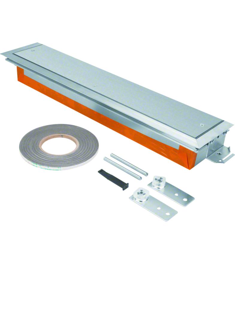 tehalit.BK Końcówka kanału wanna stalowa BKWD 600x(90-130)mm stal BKWDE600090 HAGER