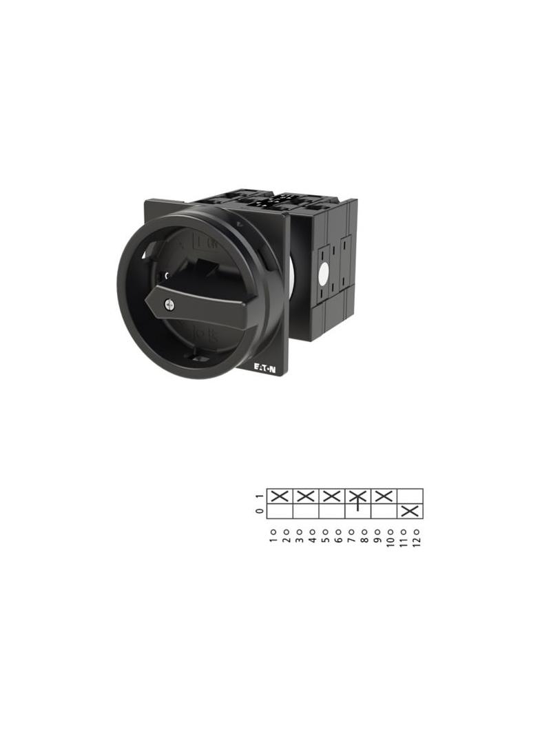 T3-3-15680/EA/SVB-SW Łącznik krzywkowy 32A 13kW 014375 EATON