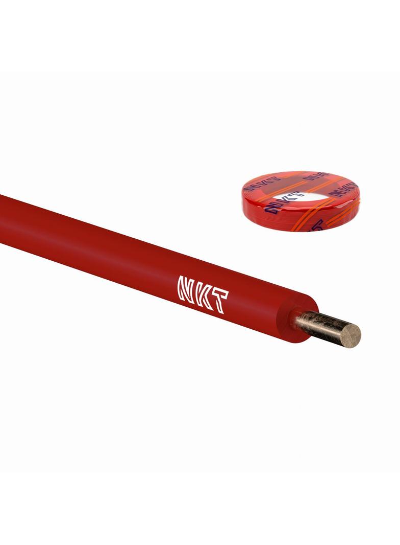 Przewód instalacyjny H07V-U (DY) 4mm2 czerwony 450/750V /100m/ NKT