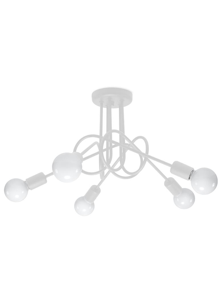 Żyrandol LOOP 5 biały