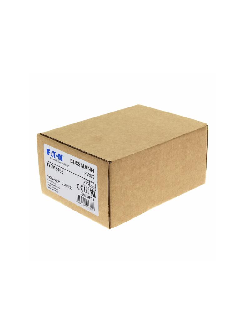 FUSE 1000A 690V 2BKN/50 AR UC Wkładka szybka 1000A AC 690V rozmiar 2 aR IEC UL 170M5466 EATON