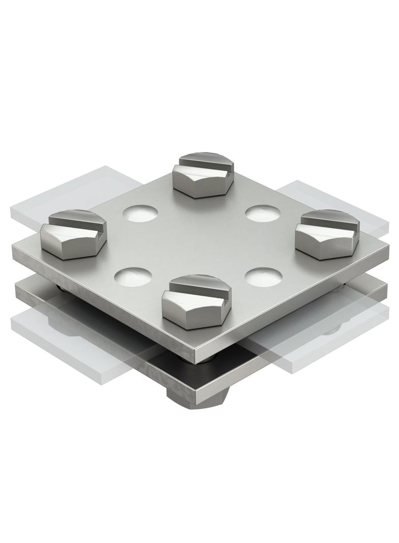 256 A-DIN 30 V4A, Zacisk krzyżowy