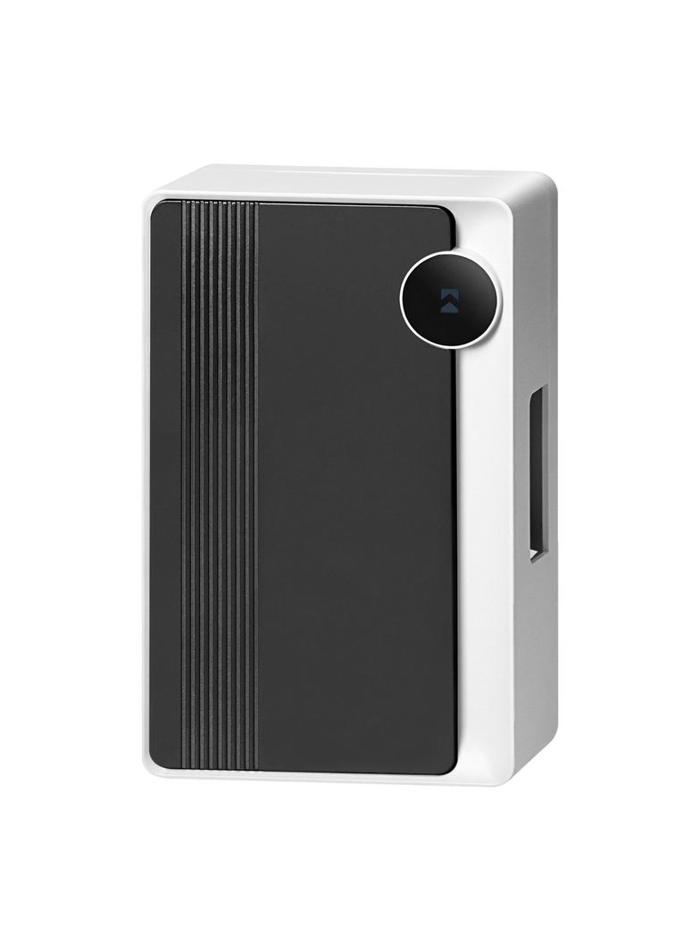 STRATIS AC, dzwonek przewodowy elektromechaniczny dwutonowy, 230V, biało-czarny