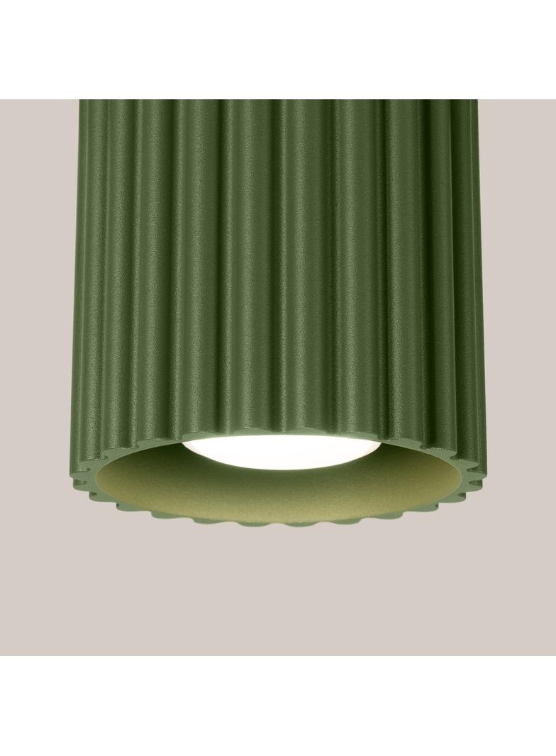 SOLLUX Plafon AURA 1 zielony oliwkowy GU10 ; SL.1794