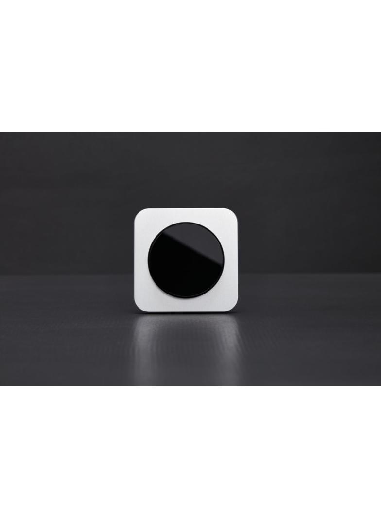 BERKER R.1 Ramka pojedyncza aluminium/czarny 10112184 HAGER