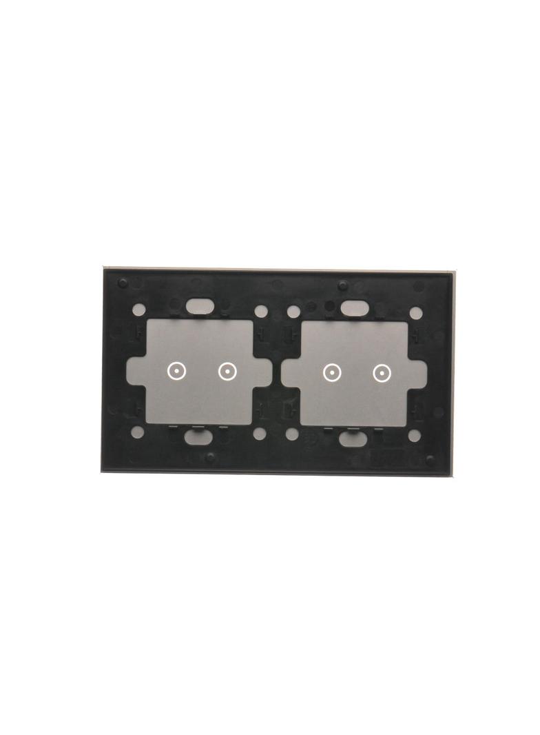 Simon 54 Touch Panel dotykowy S54 Touch 2 moduły 2 pola dotykowe poziome + 2 pola dotykowe poziome srebrna mgła DSTR222/71 KONTAKT