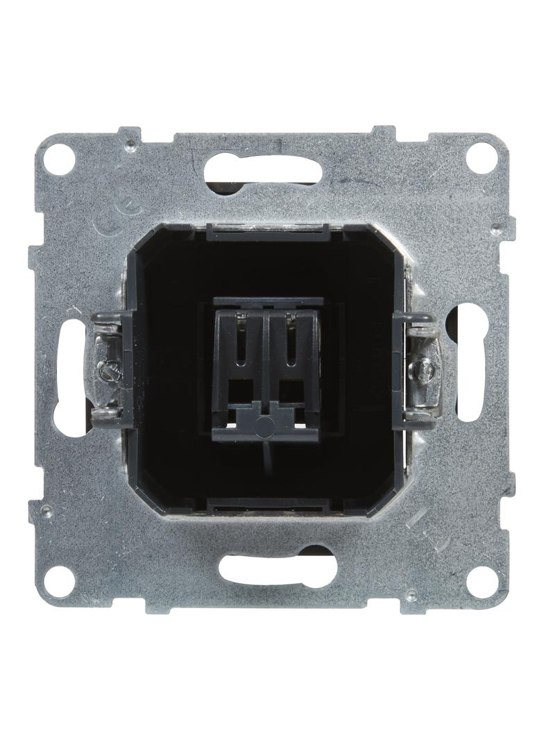 SUNO - Gniazdo głośnikowe pojedyncze, Czarny, Legrand