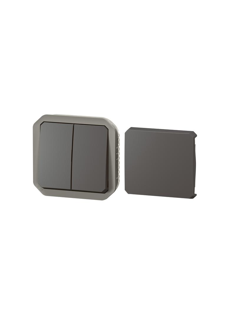 NOWE PLEXO - ŁĄCZNIK TYP TRANSFORMER MECHANIZM 10 AX - 250 V ANTRACYT 069800L LEGRAND