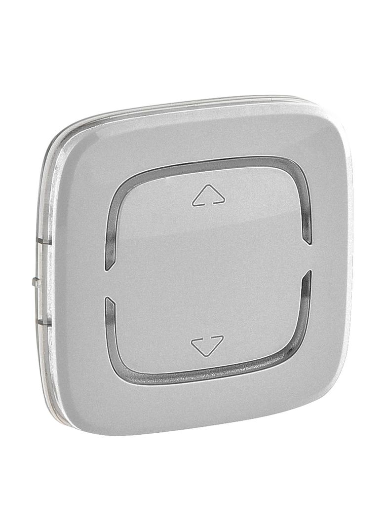 MY HOME VALENA ALLURE - KLAWISZ STEROWNIKA PODSTAWOWEGO GÓRA-DÓŁ ALUMINIUM, Legrand