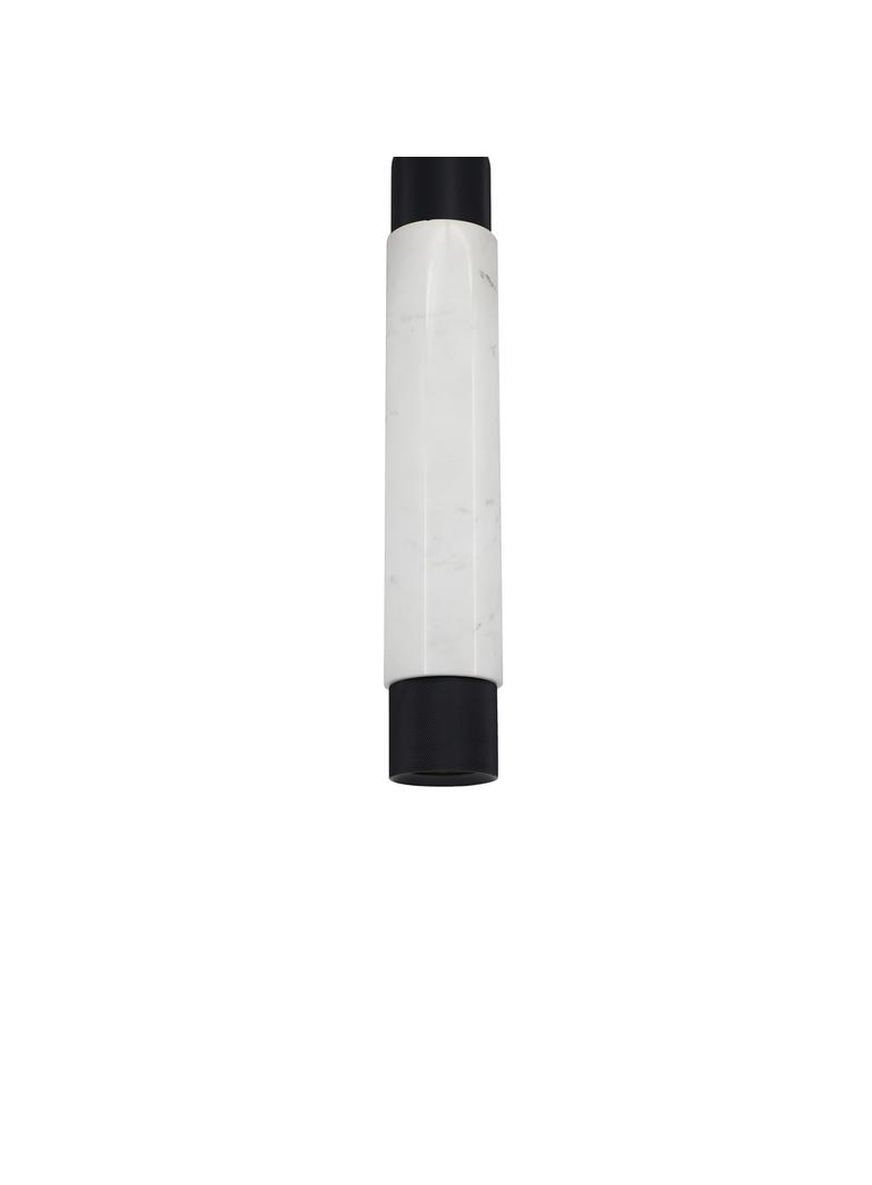 Milagro lampa wisząca Marble GU10 biało/czarna ML6341