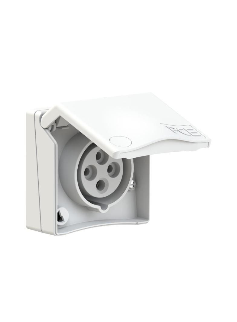 GNIAZDO ZABUDOWANE SERIA DESIGN IP44 gniazdo tablicowe 16A 3P+Z 400V 844-6v PCE