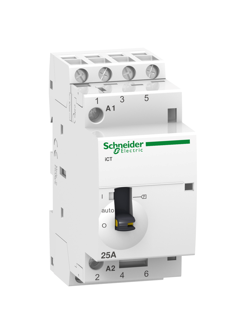 Stycznik modułowy Acti9 iCT50r-25-40-24 25A 4NO 50/50Hz 24 VAC
