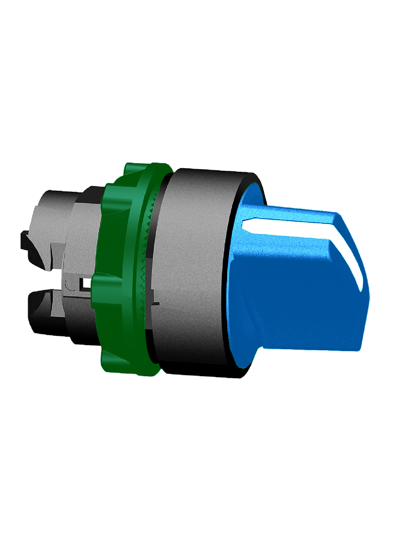 Harmony XB5 Napęd przełącznika 3 pozycyjny niebieski powrót do środkowej pozycji plastikowy ZB5AD506