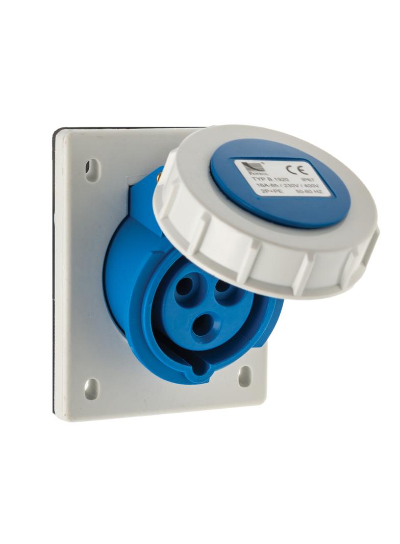 gniazdo tablicowe 16A 3P IP67