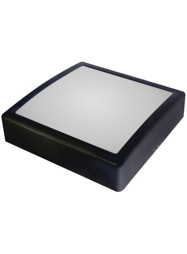 Oprawa oświetleniowa IRYS LED czarny pierścień, klosz mleczny b.neutralny 13W