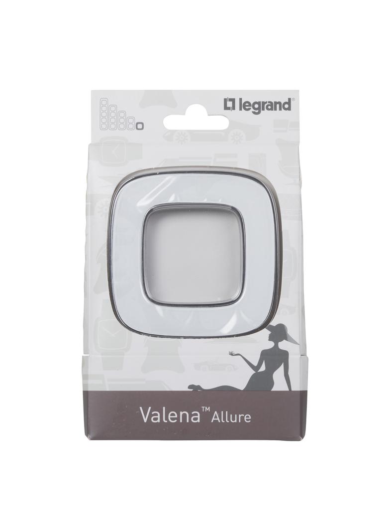 VALENA ALLURE - RAMKA POJEDYNCZA LUSTRO BIAŁE, Legrand