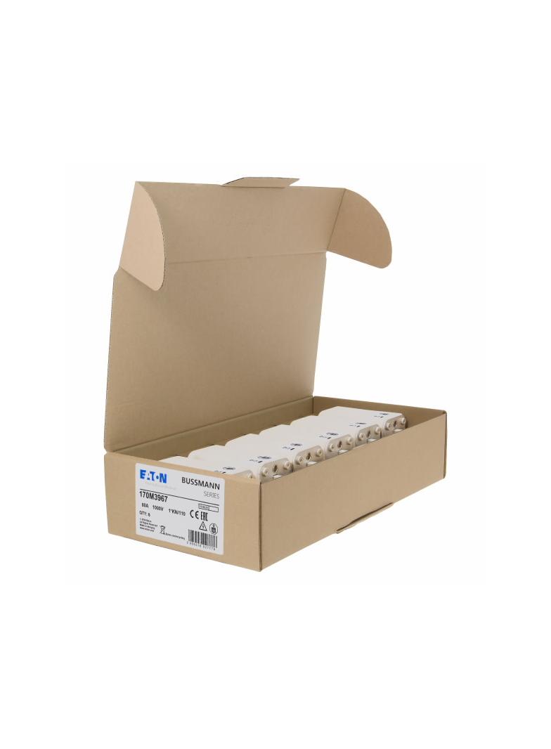 80A 1000V 1*KN/110 aR INDICATOR FUSE Wkładka szybka 80A AC 1000V compact DIN 1 43x61x138 m 170M3967