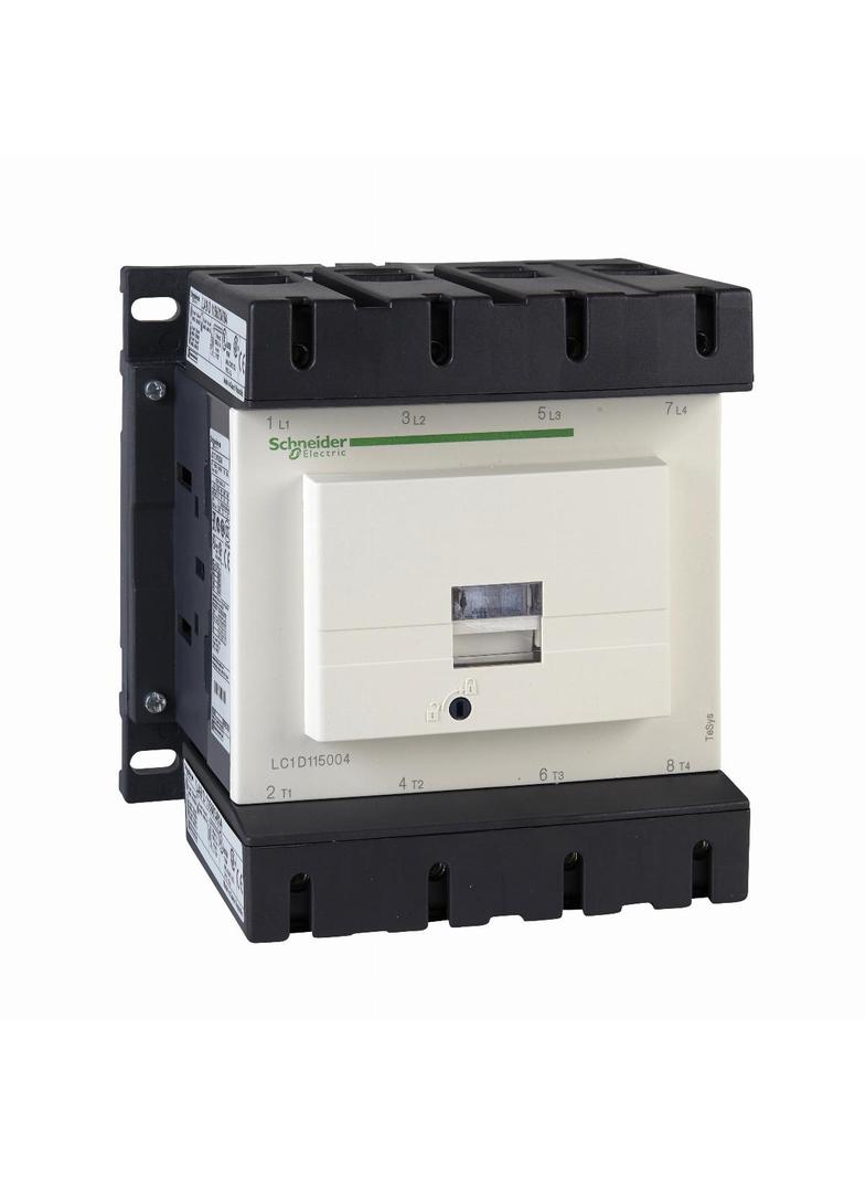 Stycznik mocy TeSys D [AC-3] 200A 4P 4Z cewka 400VAC zaciski skrzynkowe LC1D115004V7 Schneider