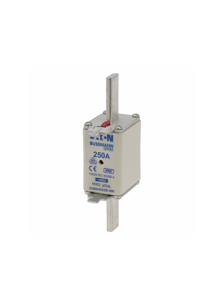 NH FUSE 250A 400V GG/GL SIZE 02 Wkładka NH02 250A 400V GL/GG podwójny wskaźnik 250NHG02B-400 EATON