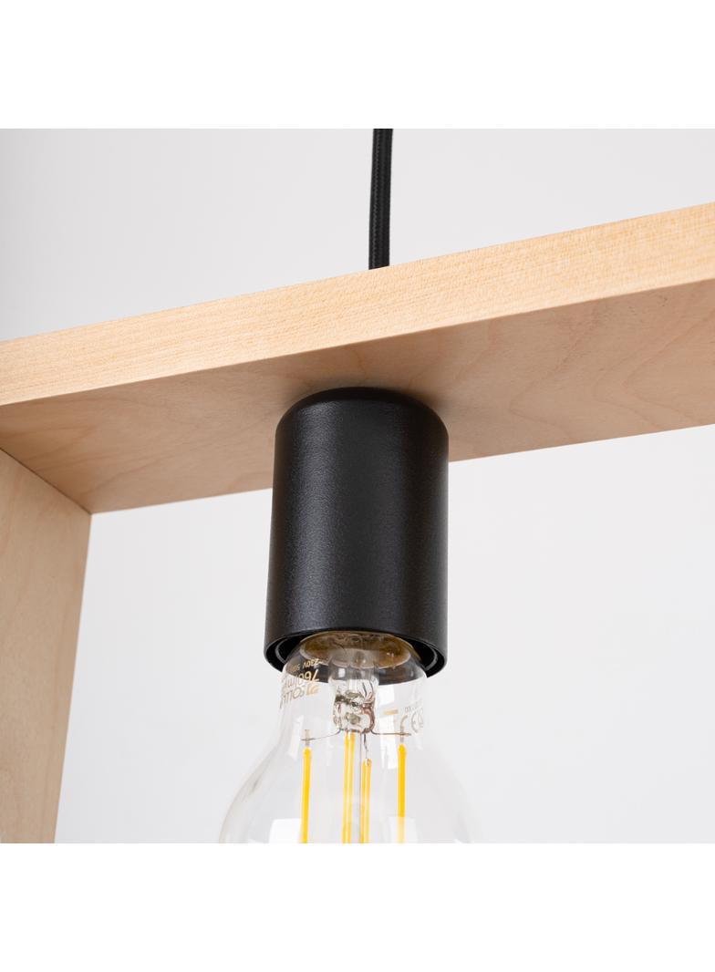 Lampa wisząca ARIES naturalne drewno