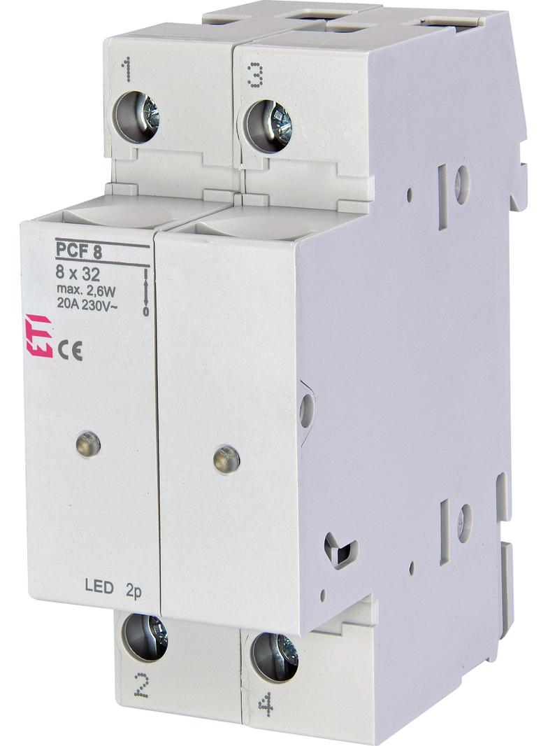 Rozłącznik bezpiecznikowy PCF 8 2P LED 002530013 ETI