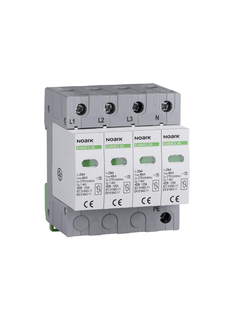 Ex9UE2 20 4P 320 Ogranicznik przepięć typ T2 320V AC 20kA wymienna wkładka 4P 103764
