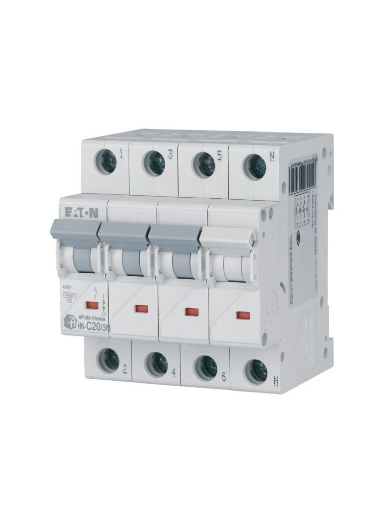 HN-C20/3N Wyłącznik nadprądowy 6kA C20A 3P+N 194912 EATON