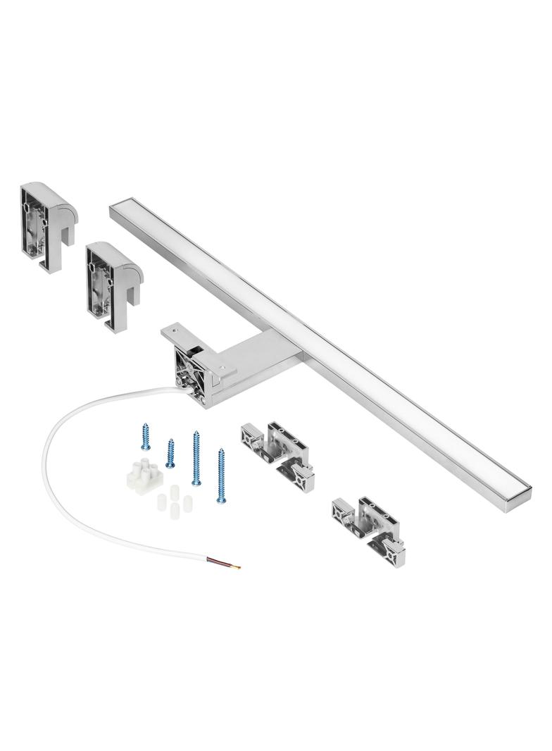 NORTES LED 12W, lampa nad lustro, 900lm, 4000K, dł. 50 cm, aluminium AD-OM-6208L4 ORNO