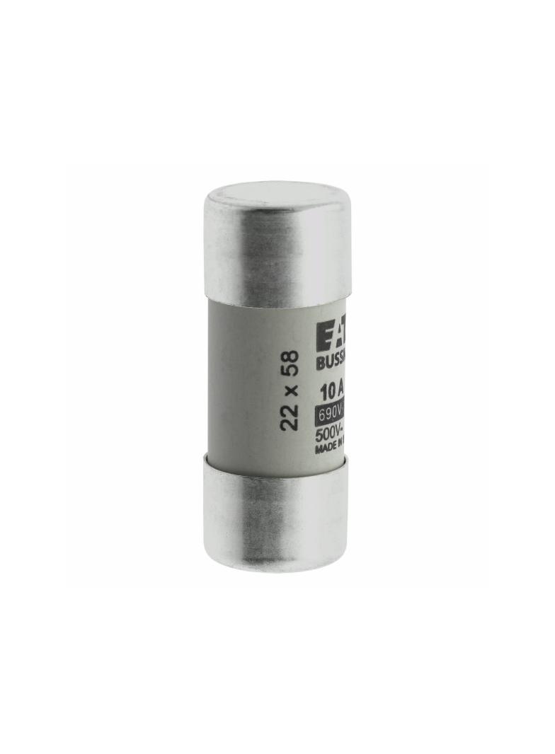CYLINDRICAL FUSE 22 x 58 10A GG 690V AC Wkładka cylindryczna 22 x 58mm 10A GG 690V AC C22G10 EATON