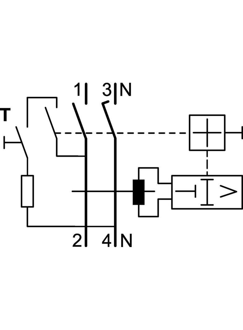 RCCB Wyłącznik różnicowoprądowy 1P+N 63A 30mA 10kA F