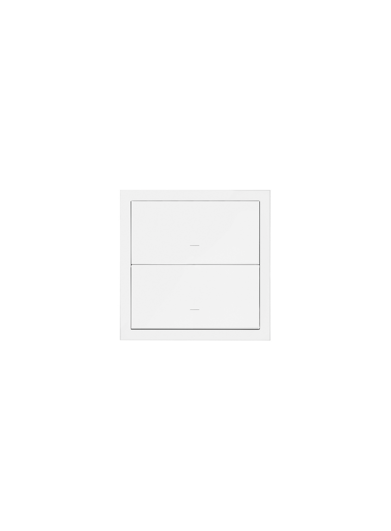 Simon 100 Panel 1-krotny: 2 klawisze biały mat 10020103-230 KONTAKT