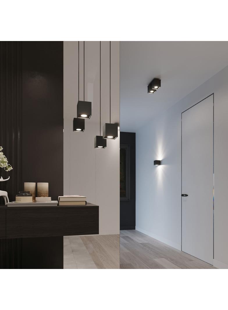 Lampa wisząca QUAD 1 czarny