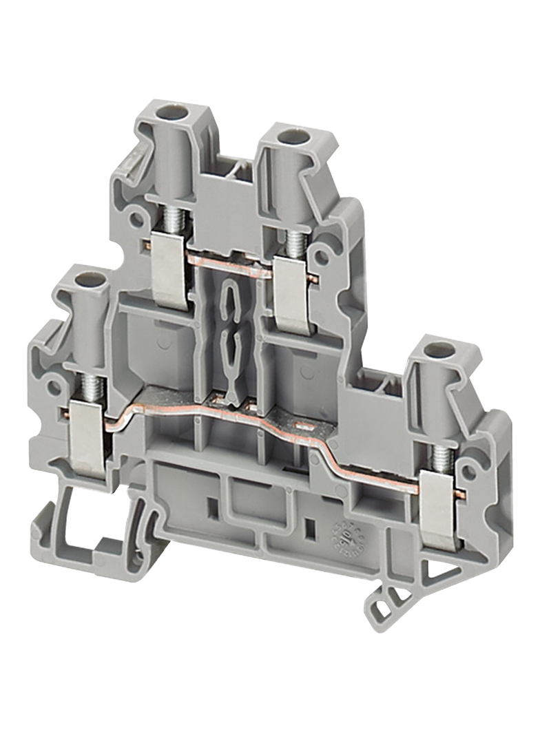 Złączki NSY, zacisk śrubowy 2 poziomowy 4 punktowy NSYTRV44D