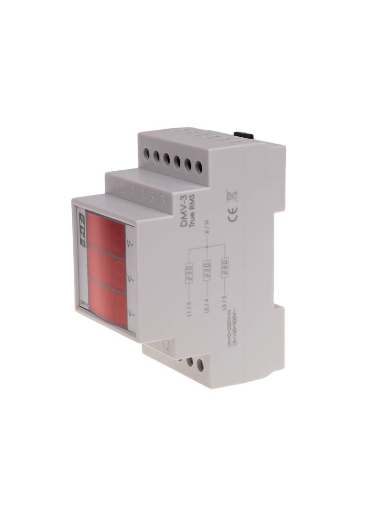 cyfrowy wskaźnik napięcia, trójfazowy DMV-3 true RMS