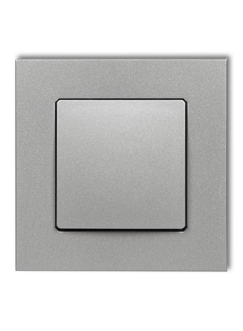 DECO Gniazdo ssące odkurzacza centralnego DECOvac srebrny metalik