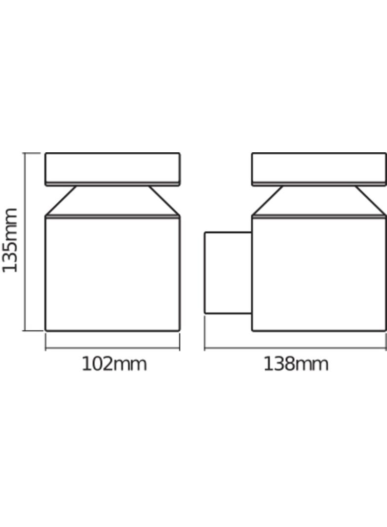 ENDURA STYLE CYLINDER WALL 6W ST LEDV Oprawa zewnętrzna
