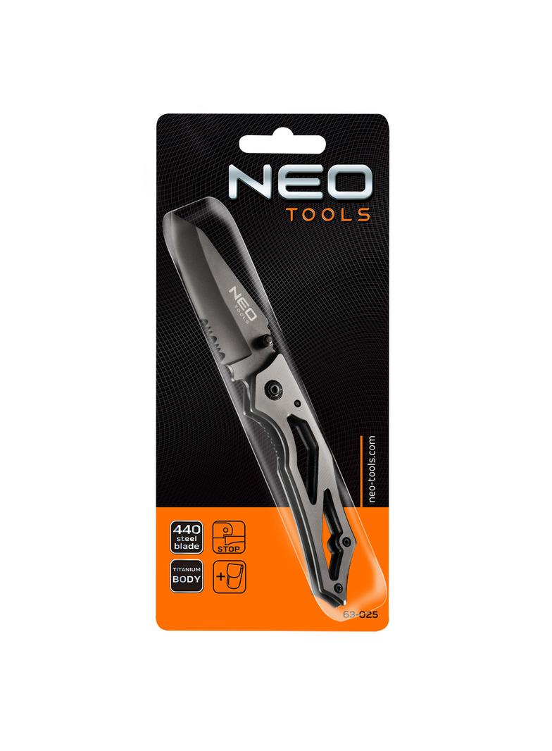 Nóż składany z blokadą, tytanowy