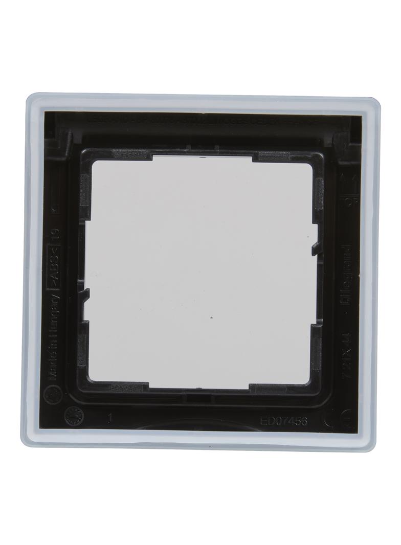 Suno Ramka Pojedyncza Szczelna IP44 Czarny 721444 LEGRAND
