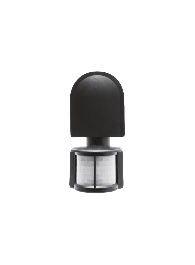 CZUJNIK RUCHU CR-2, MAX 1200W, AC220-240V, 50/60HZ, KĄT DZIAŁANIA 180*, ZASIĘG 8M ± 1,8-2,5M, IP44,