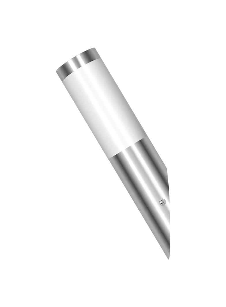 EDERA oprawa ogrodowa, E27, max. 15W, IP44, skos, stal nierdzewna AD-OP-6570GE27PM ORNO