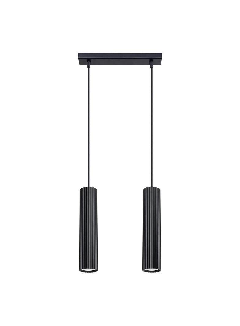 Sollux Lampa wisząca KARBON 2 czarny SL.1574