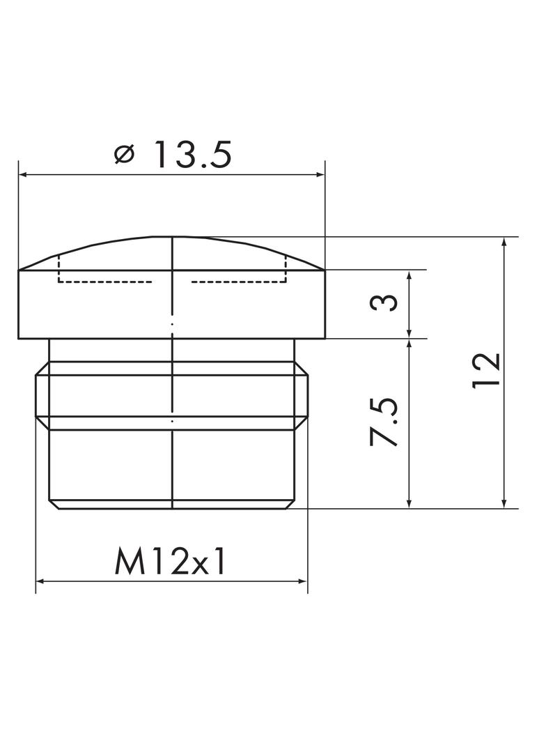 zaślepka M12 /10szt./ WAGO