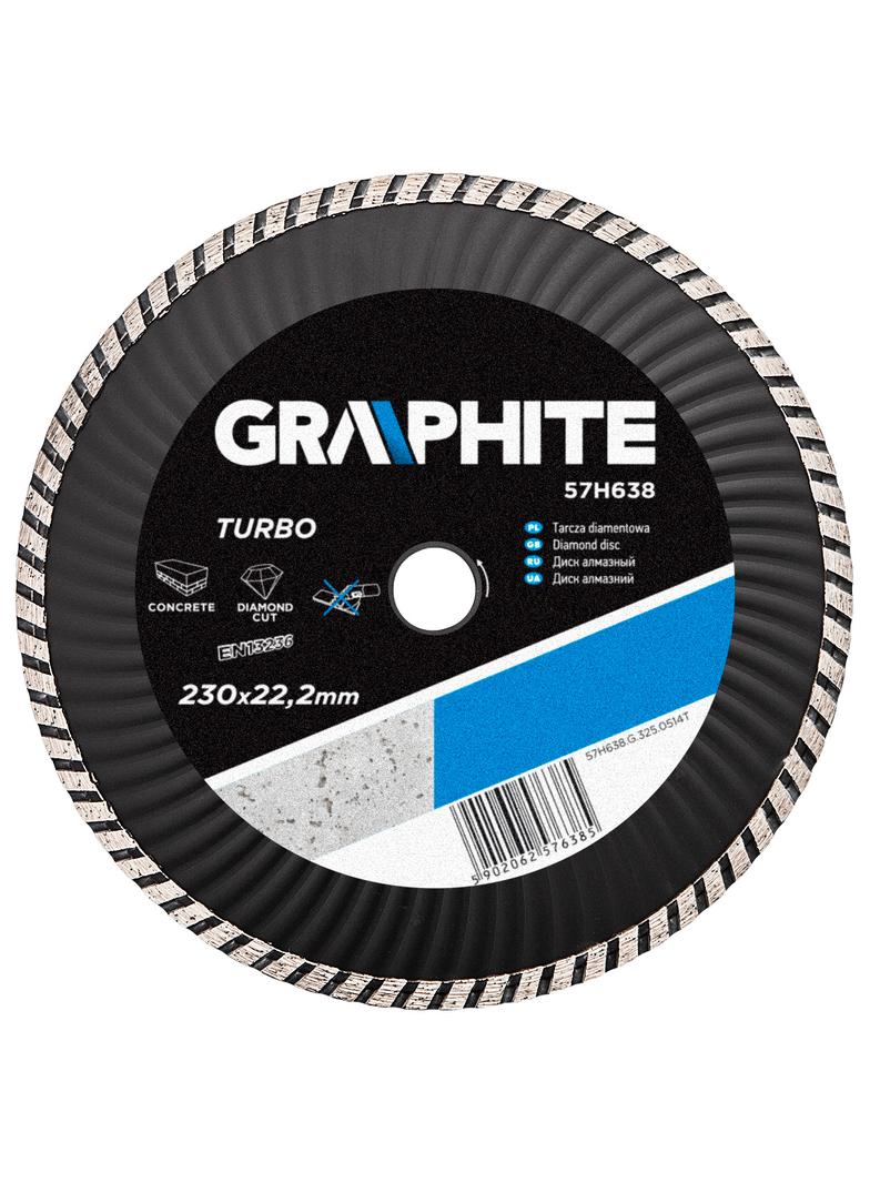Tarcza diamentowa 230 x 22.2 mm, turbo wave