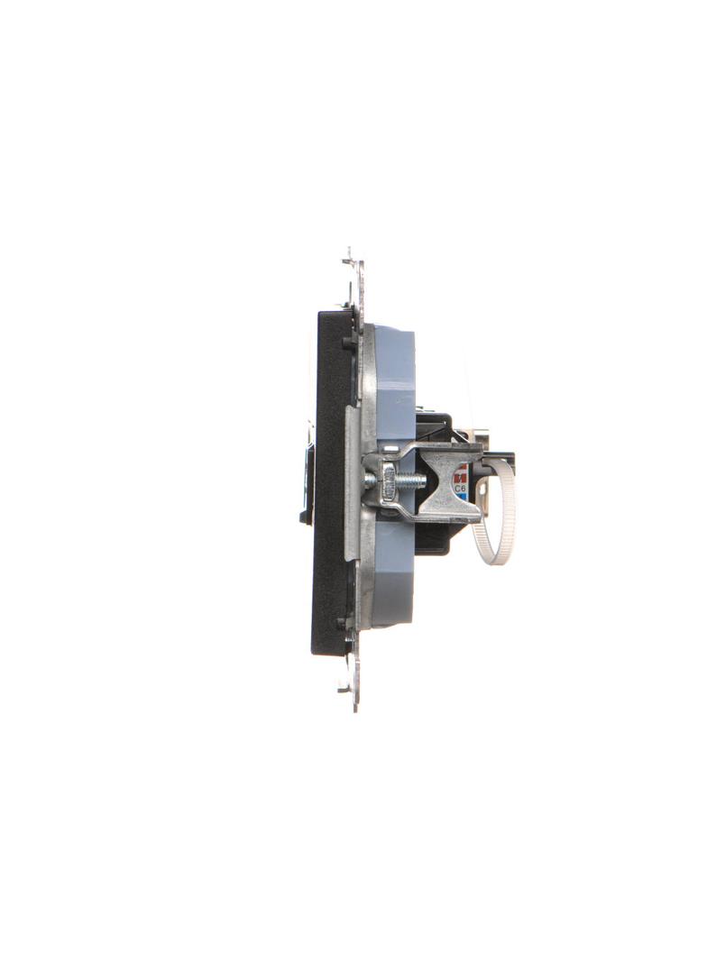 Simon 55 Gniazdo HDMI + RJ45 kat.6 Czarny mat TGHRJ45.01/149 KONTAKT