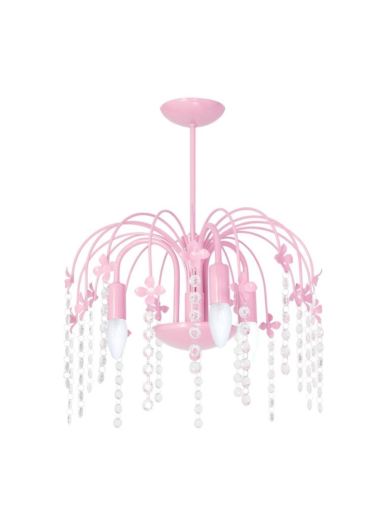 Milagro plafon Laura 3xE14 różowy MLP1137