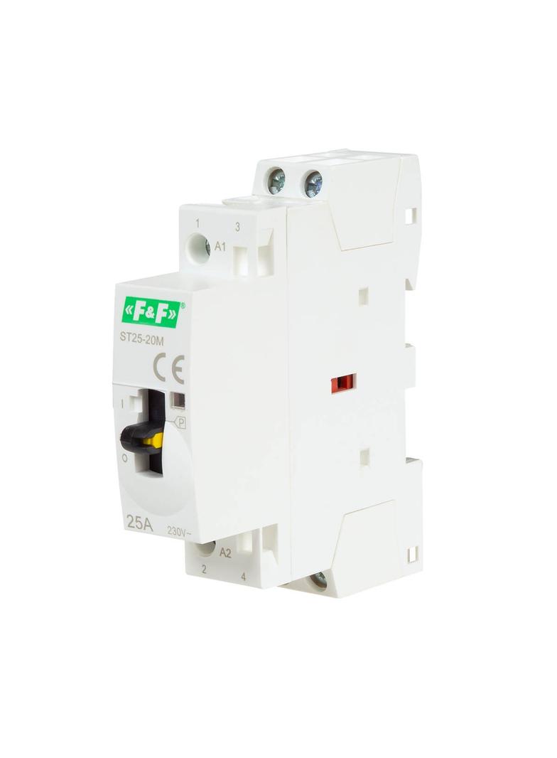 Stycznik modułowy ze sterowaniem ręcznym, montaż na szynie