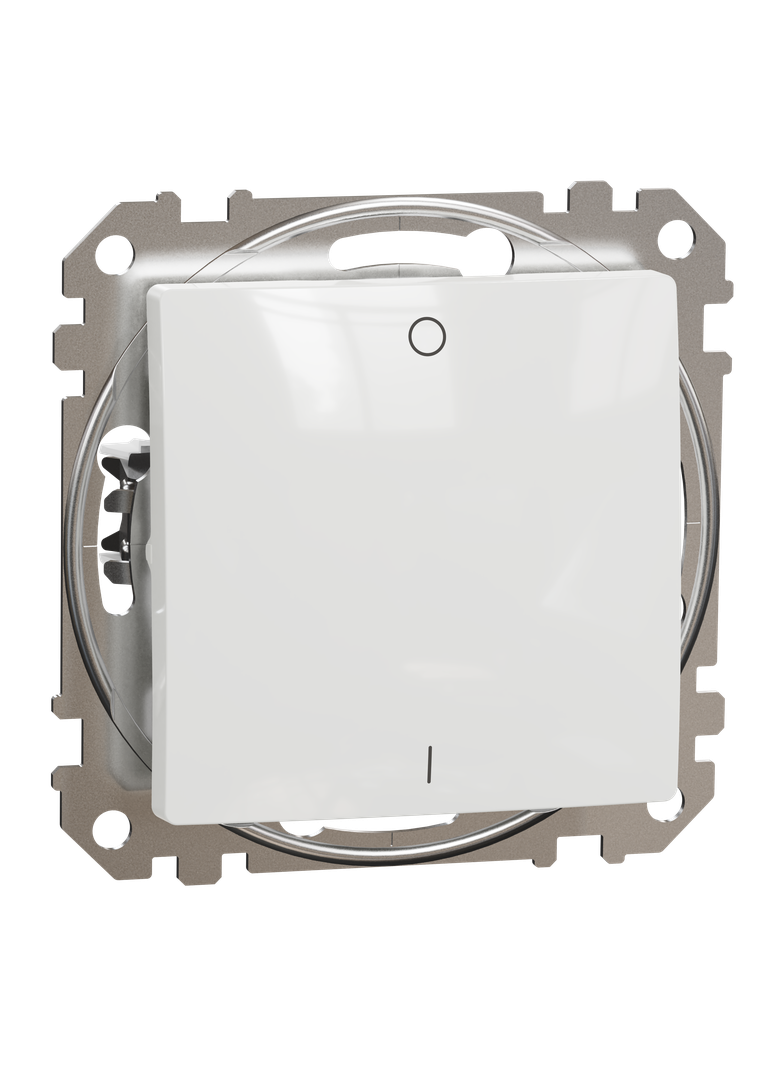 Sedna Design & Elements, łącznik 2-biegunowy, biały